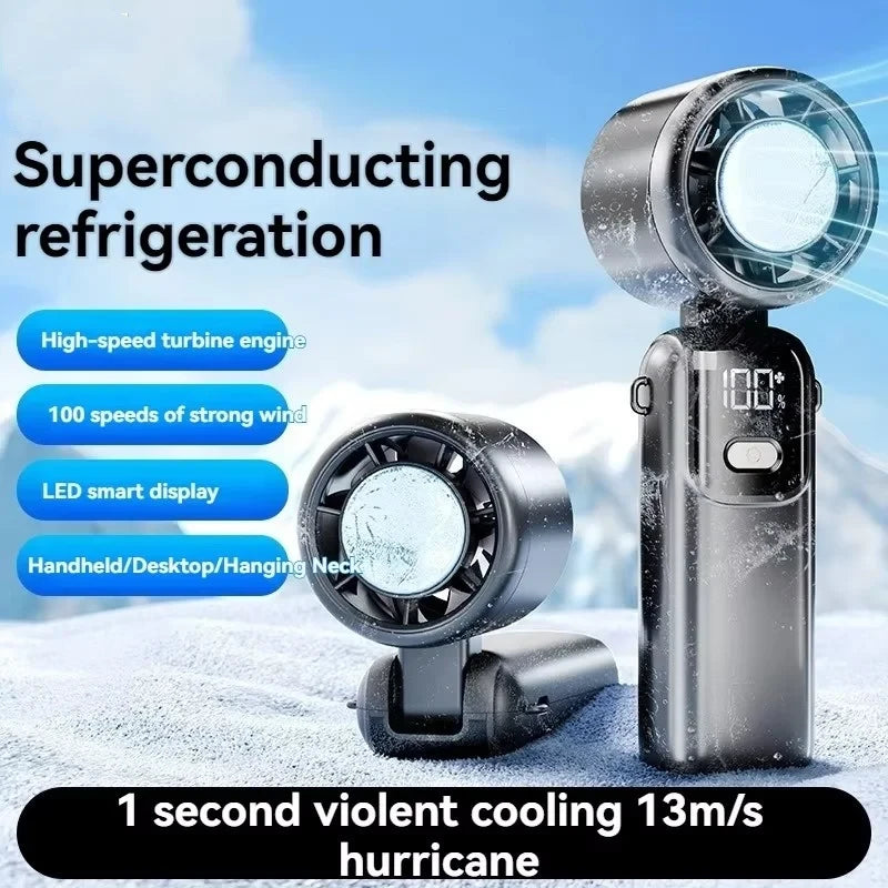 Portable Ice Cooling Fan