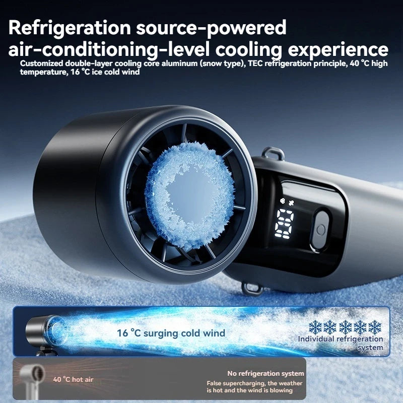 Portable Ice Cooling Fan