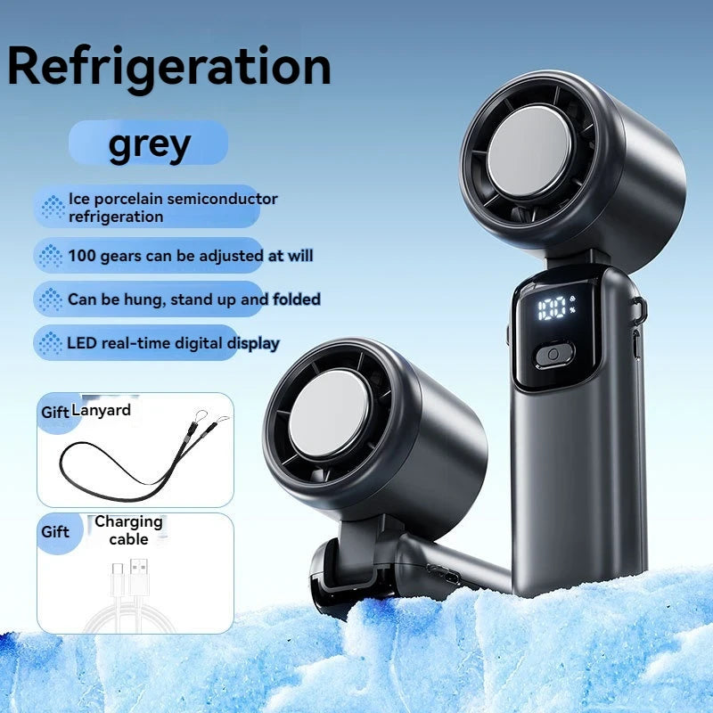 Portable Ice Cooling Fan