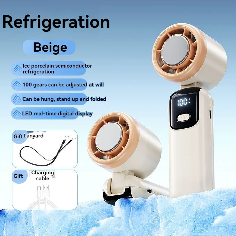 Portable Ice Cooling Fan